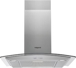 HOTPOINT  PHGC7.5FABX Chimney Cooker Hood - Stainless Steel